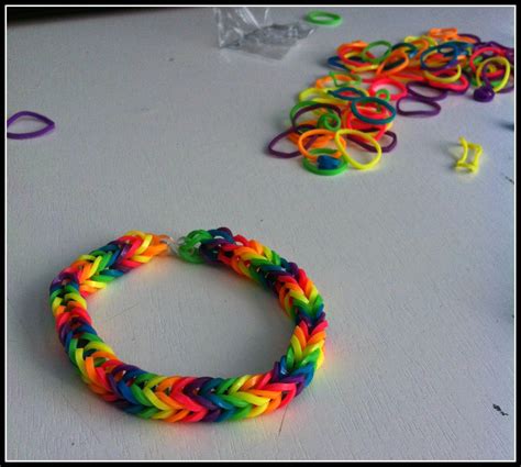 Tutorial Braccialetti con elastici SENZA telaio Rainbow  